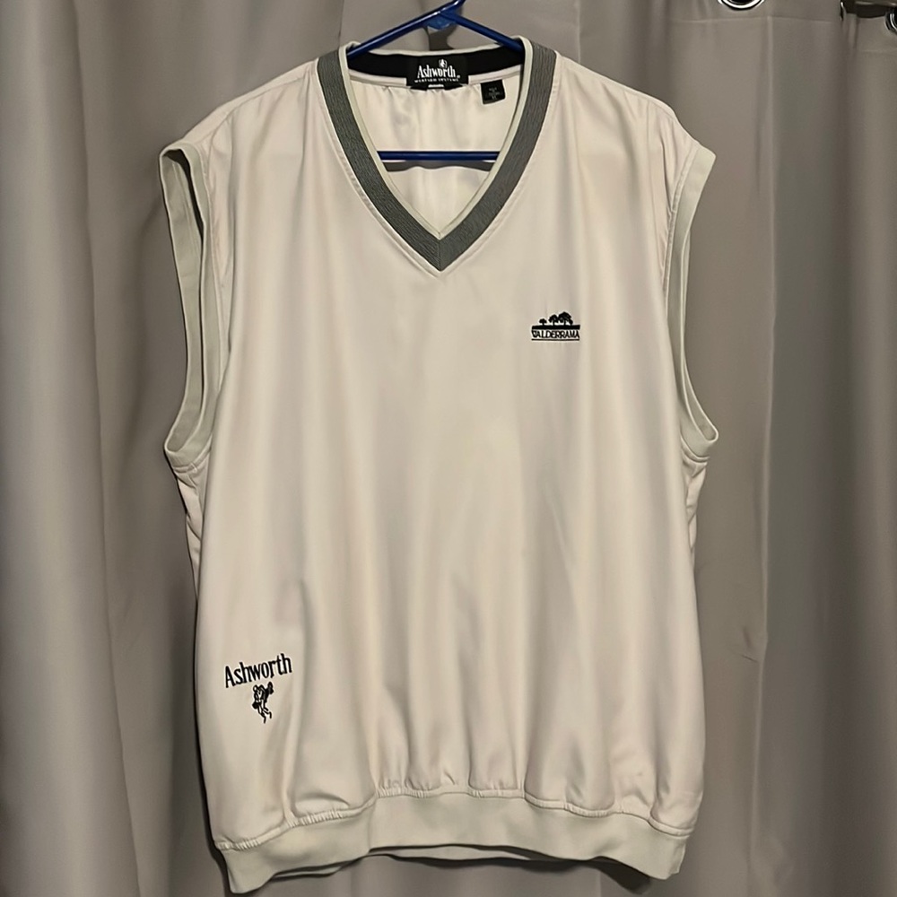 Men’s :Ashworth Weather System Golf Vest Size: X-Large Color: Kaki